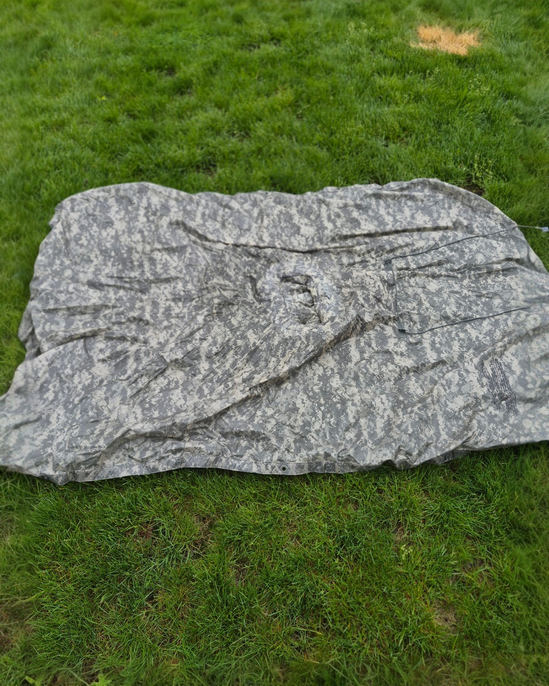 Genuine USGI ACU/UCP Wet Weather Poncho – Tactical Rain Gear & Emergency Shelter