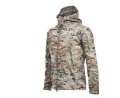 Men's Camouflage Waterproof Tactical Hooded Winter Jacket Large Sizes