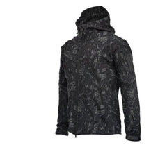 Men's Camouflage Waterproof Tactical Hooded Winter Jacket Large Sizes