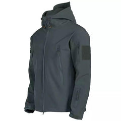 Men's Camouflage Waterproof Tactical Hooded Winter Jacket Large Sizes